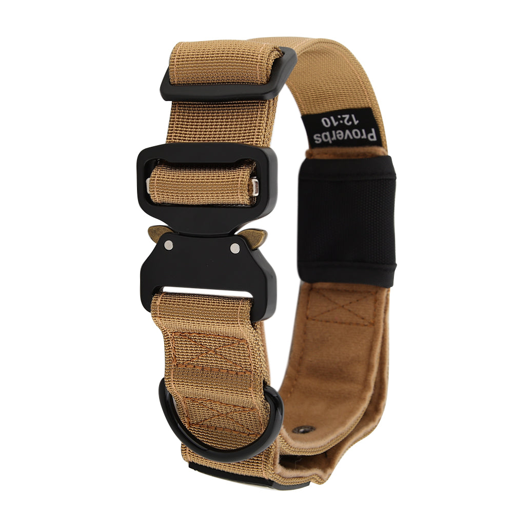 Tactical Dog Collar With Pouch