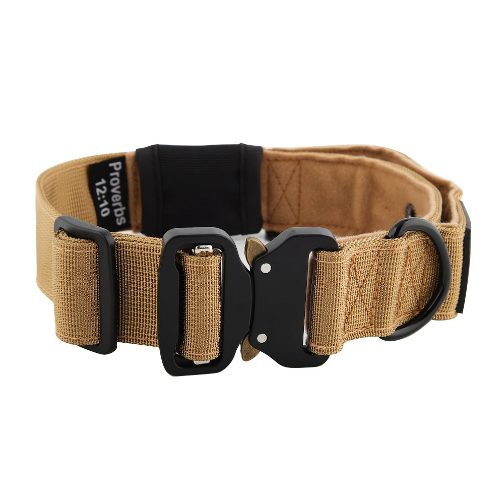 Tactical Dog Collar With Pouch
